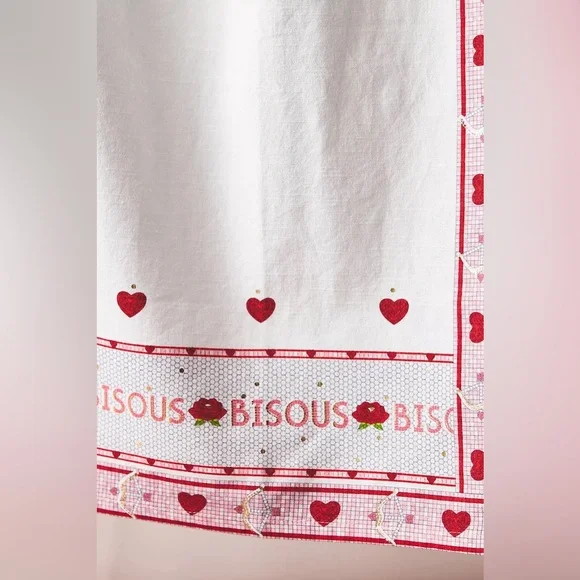Anthropologie The Bistro Tile Dishtowel: Valentine's Edition - Picture 2 of 2